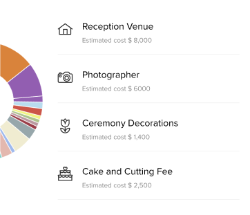 Wedding budget planner